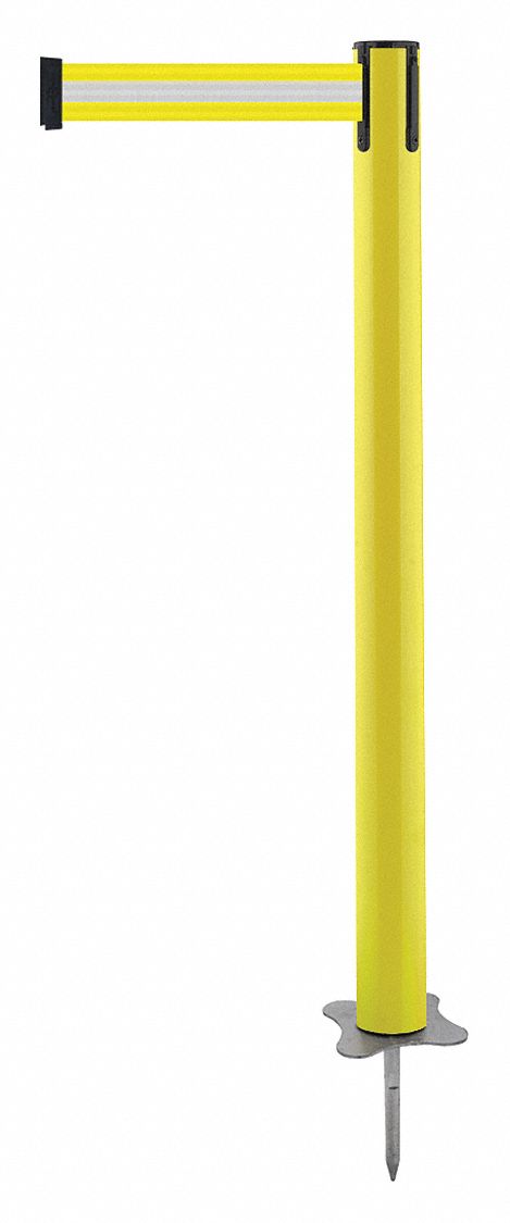 Spike Post, Yellow Post, 43" H