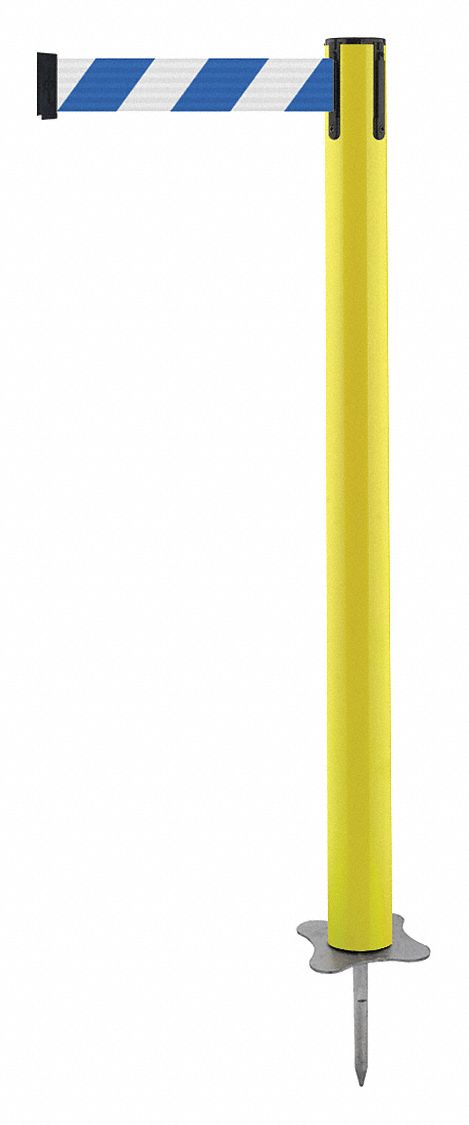 Spike Post, Yellow Post, 43" H