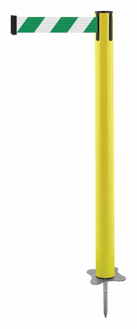 Spike Post, Yellow Post, 43" H