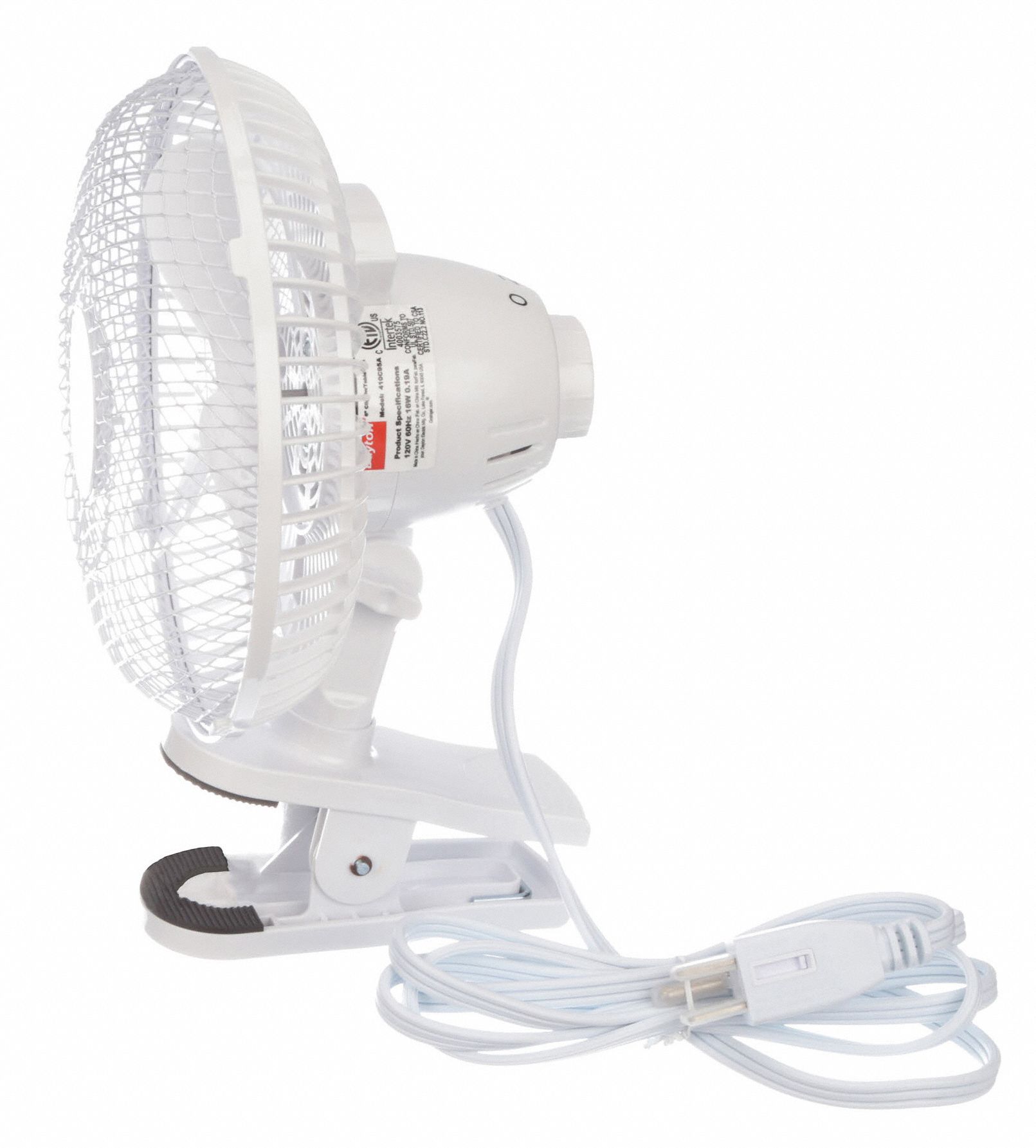 DAYTON 6 in ClipOn Fan, NonOscillating, 120 V AC, Number of Speeds 2