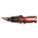 AVIATION SNIP, LEFT, 10 IN OVERALL L, 1 1/2 IN CUTTING L, STEEL, MULTI-COMPONENT, STEEL