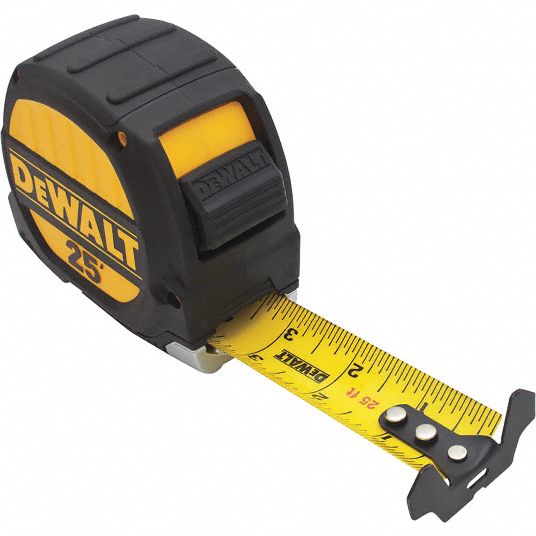 Logo Tape Measures (25. Ft., Yellow/Black)