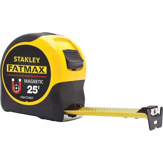 Stanley 30-ft. Yellow/Black Tape Measure, 1-1/4 in. wide