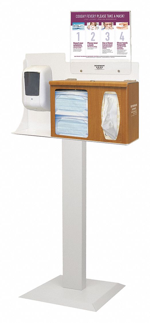 Respiratory Hygiene Station, 58-19/64" H