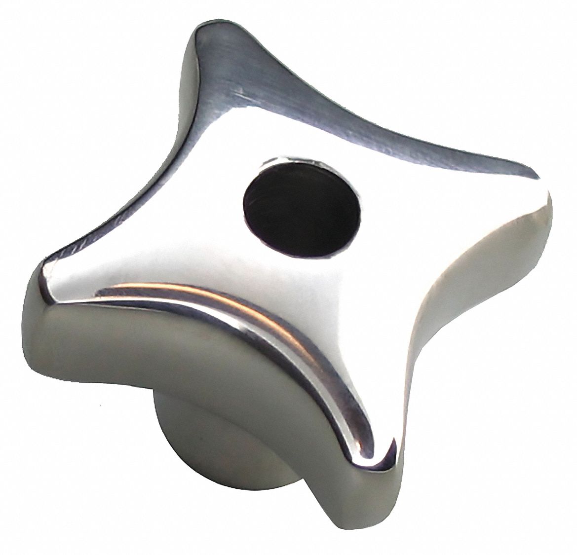 4 Point, Stainless Steel, Hand Knob - 410N50|M-65024 - Grainger