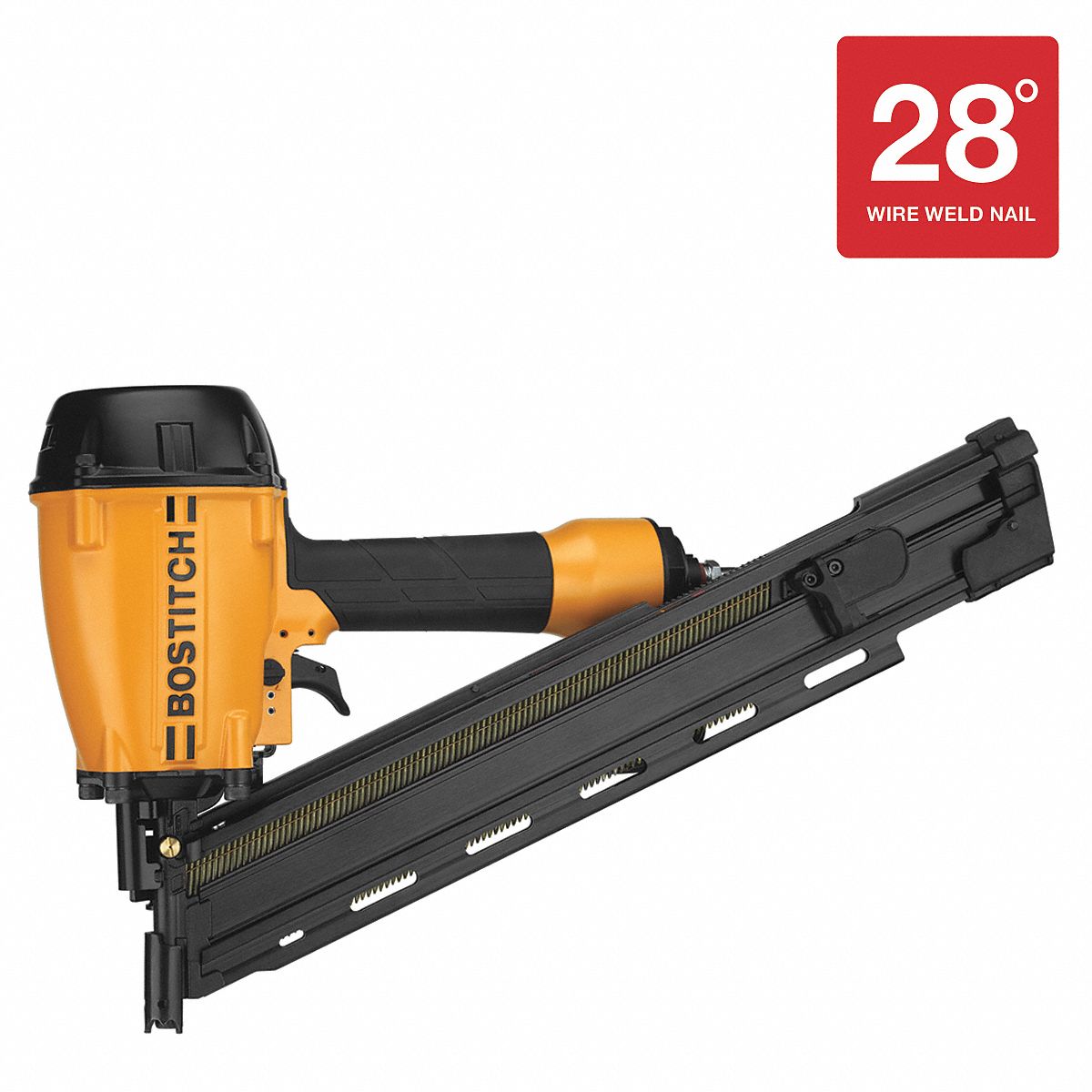 BOSTITCH Air Powered, Nail Gun, Combination Firing Mode, 70 psi 410X68BTF83WW Grainger