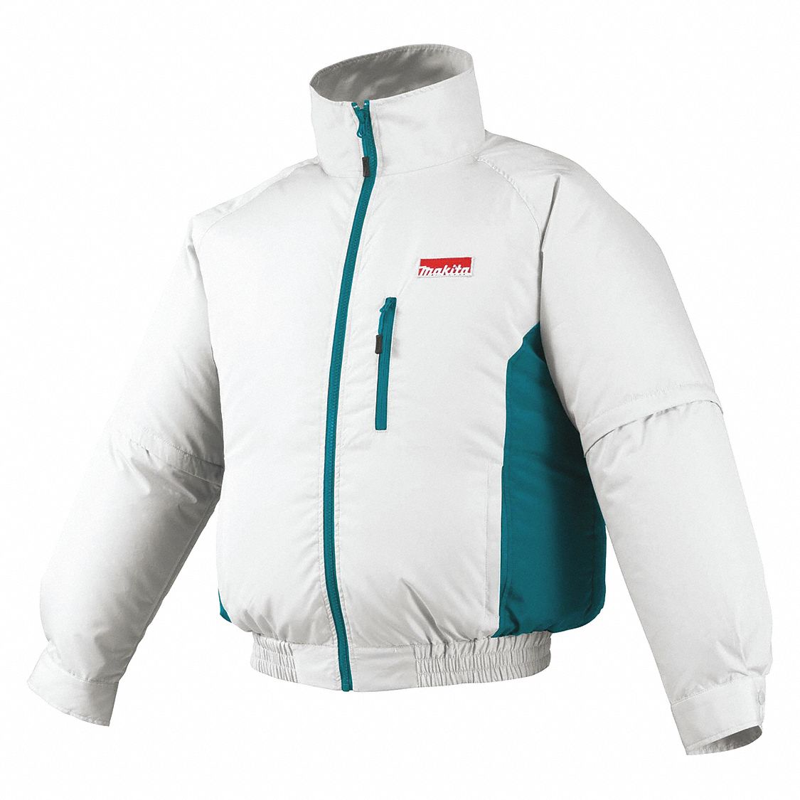 MAKITA Cordless Fan Jacket, 12 hr Cooling Time, White, S 410X83DFJ201ZS Grainger