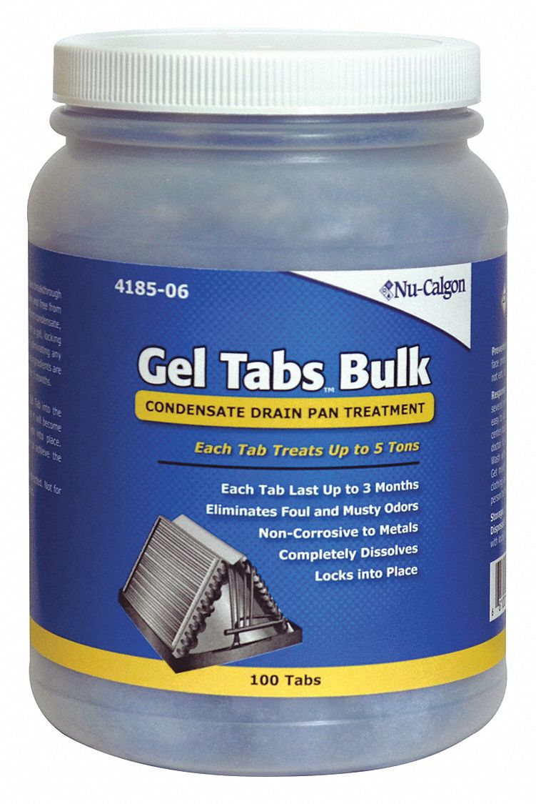5 Ton Nu-Calgon BULK Gel Tab Condensate Drain Pan Treatment # 4185-05 4