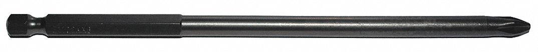 Power Bit: Power Bit, Imperial, PH2 Bit Industry Size, #2 Bit Size, Std, Hex, Power, 100 PK