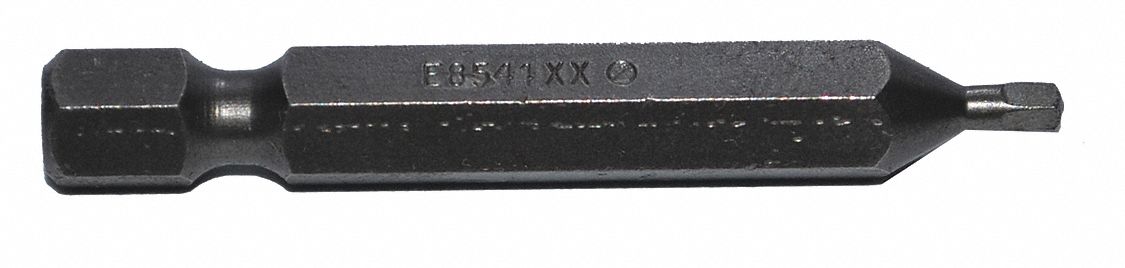 Power Bit: Power Bit, Imperial, #1 Bit Size, S1 Bit Industry Size, Std, Hex, S2 Steel, 5 PK