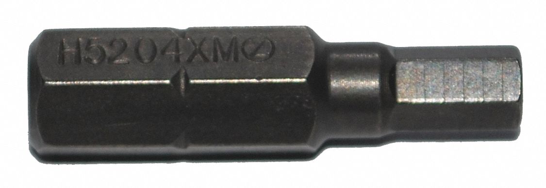 Insert Bit: Insert Bit, Imperial, Hex Head, Std, 1 in Overall Lg, Not Impact Rated, Hex, 5 PK