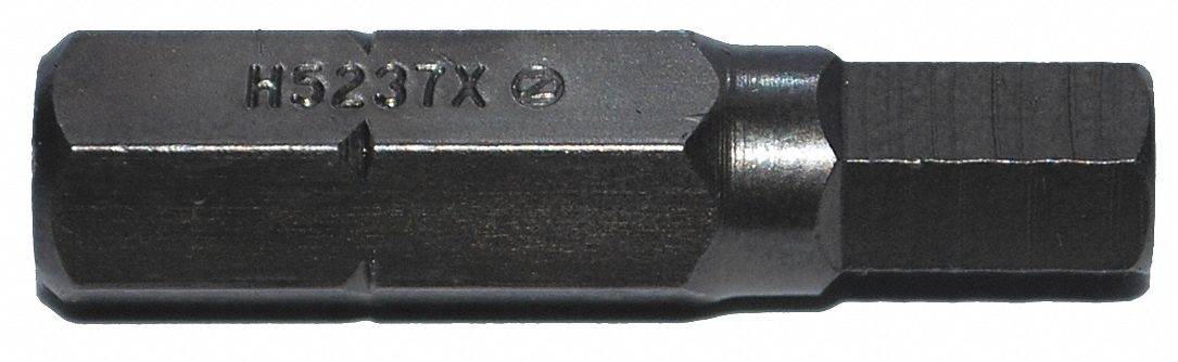 Insert Bit: Insert Bit, Imperial, Hex Head, 1/4 in Bit Industry Size, Std, Hex, Power, 5 PK