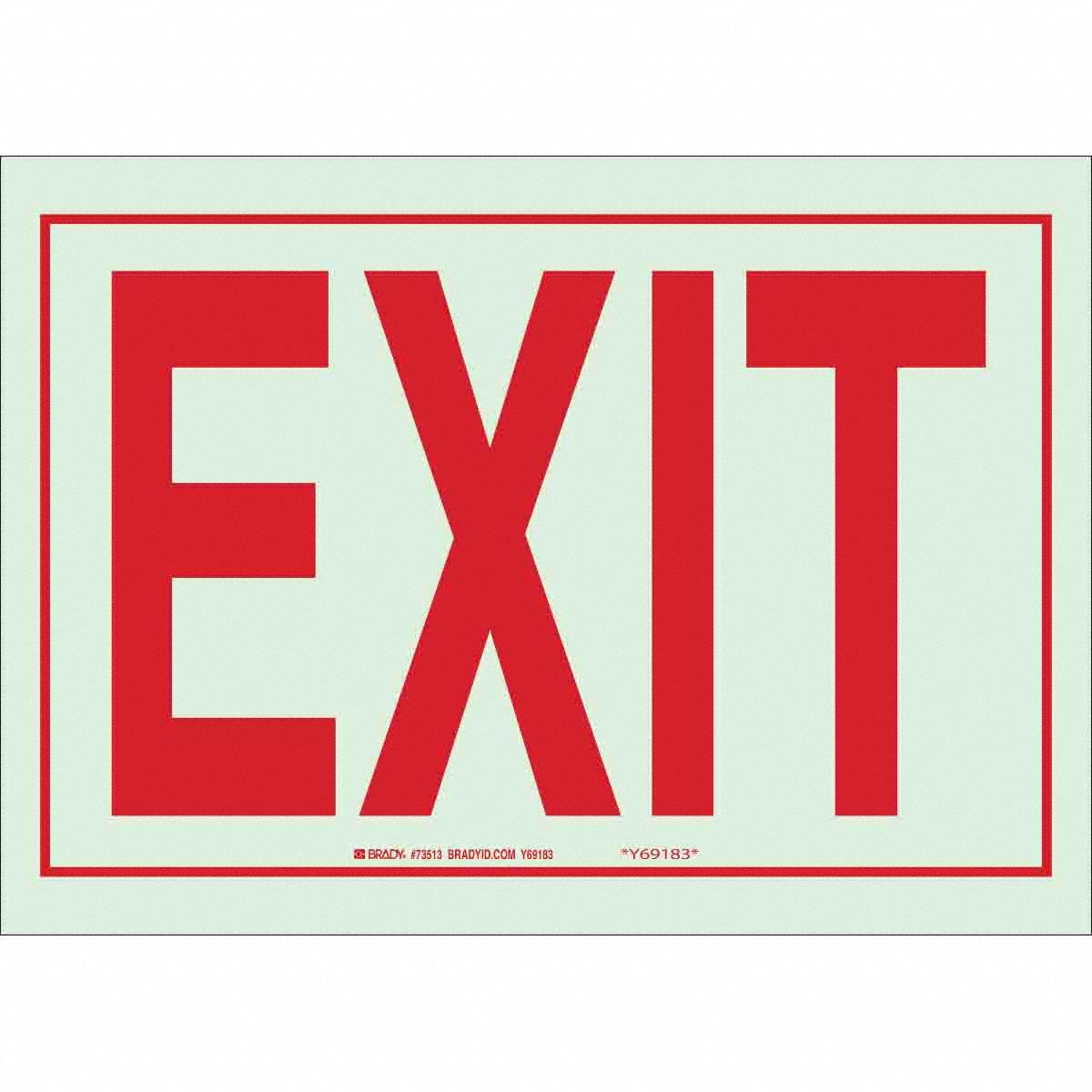 B324 10X14 RED/GLOW Border
