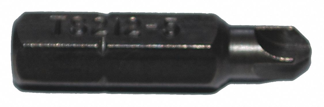 Power Bit: Insert Bit, Imperial, Torq-Set Head, #5 Bit Industry Size, Std, Hex, Power, 5 PK