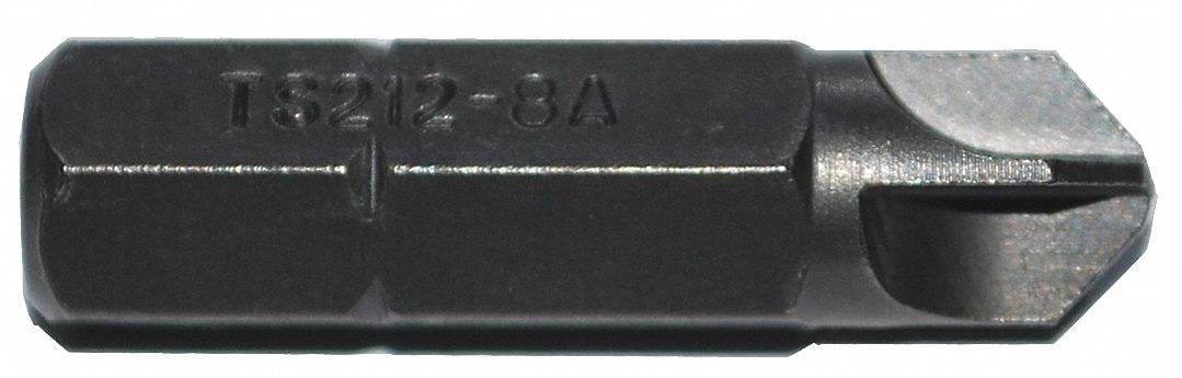 Power Bit: Insert Bit, Imperial, Torq-Set Head, #8 Bit Industry Size, Std, Hex, Power, 5 PK