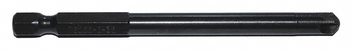 Power Bit: Power Bit, Imperial, Torq-Set Head, #8 Bit Industry Size, Std, Hex, S2 Steel, 5 PK