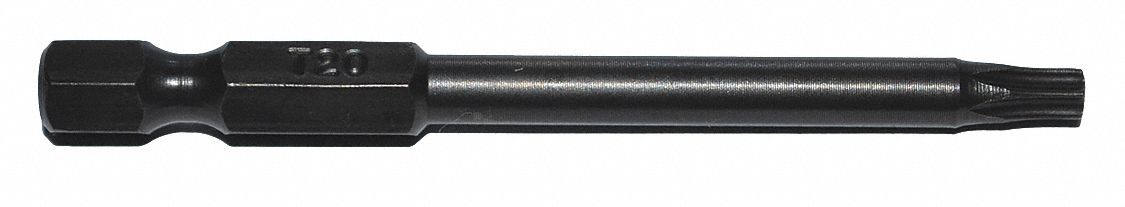 Power Bit: Power Bit, T20 Bit Size, Imperial, Torx® Head, T20 Bit Industry Size, Std, 5 PK