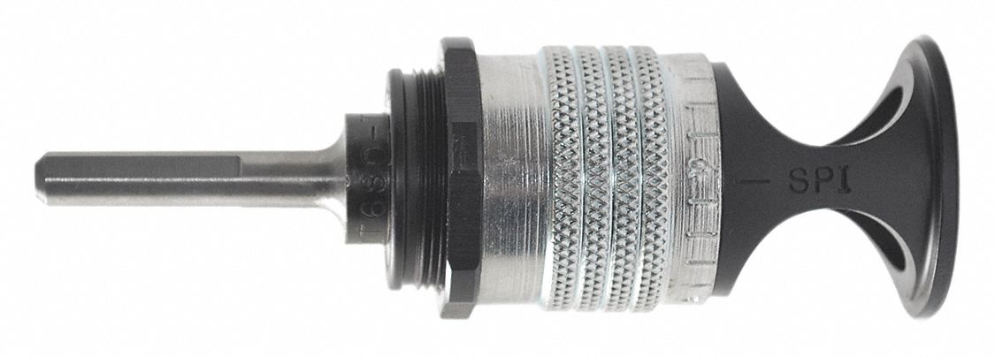 Countersink Cage: 3/4 in Cutter Capacity, Steel, Wide, 1/4 in Shaft Travel, 1/4"-28 Thread