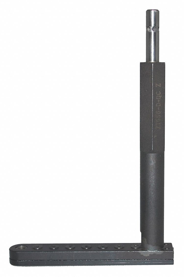 Drill Offset Attachment: Drill/Threaded Drill Bit Compatible, 3 13/16 in Overall Lg