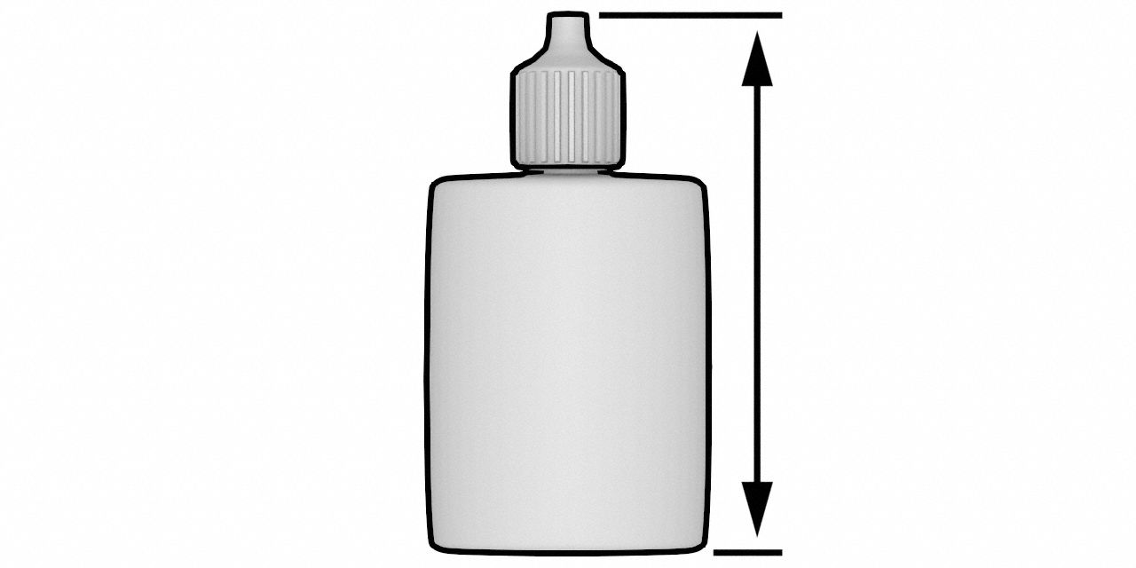 LDPE, 7 mL, Dropper Bottle - 811J28|PDB007PK12 - Grainger