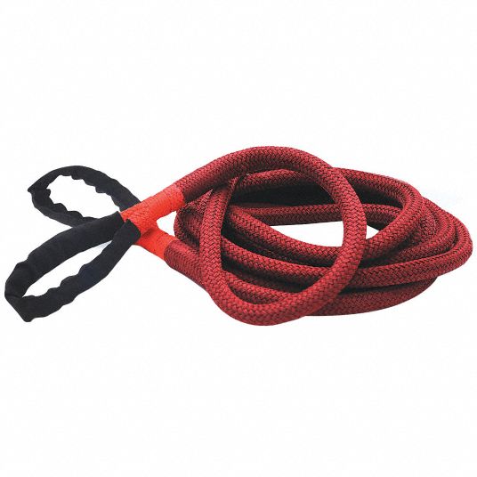 CATAPULT Red Kinetic Energy Recovery Rope, 7/8 in Diameter, 20 ft ...