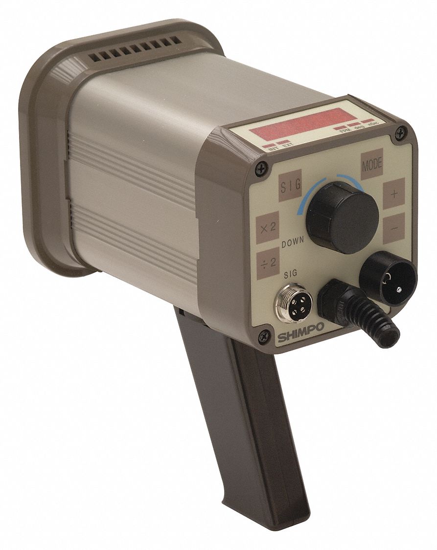 SHIMPO Digital Stroboscope, Flashes per Minute User Selectable