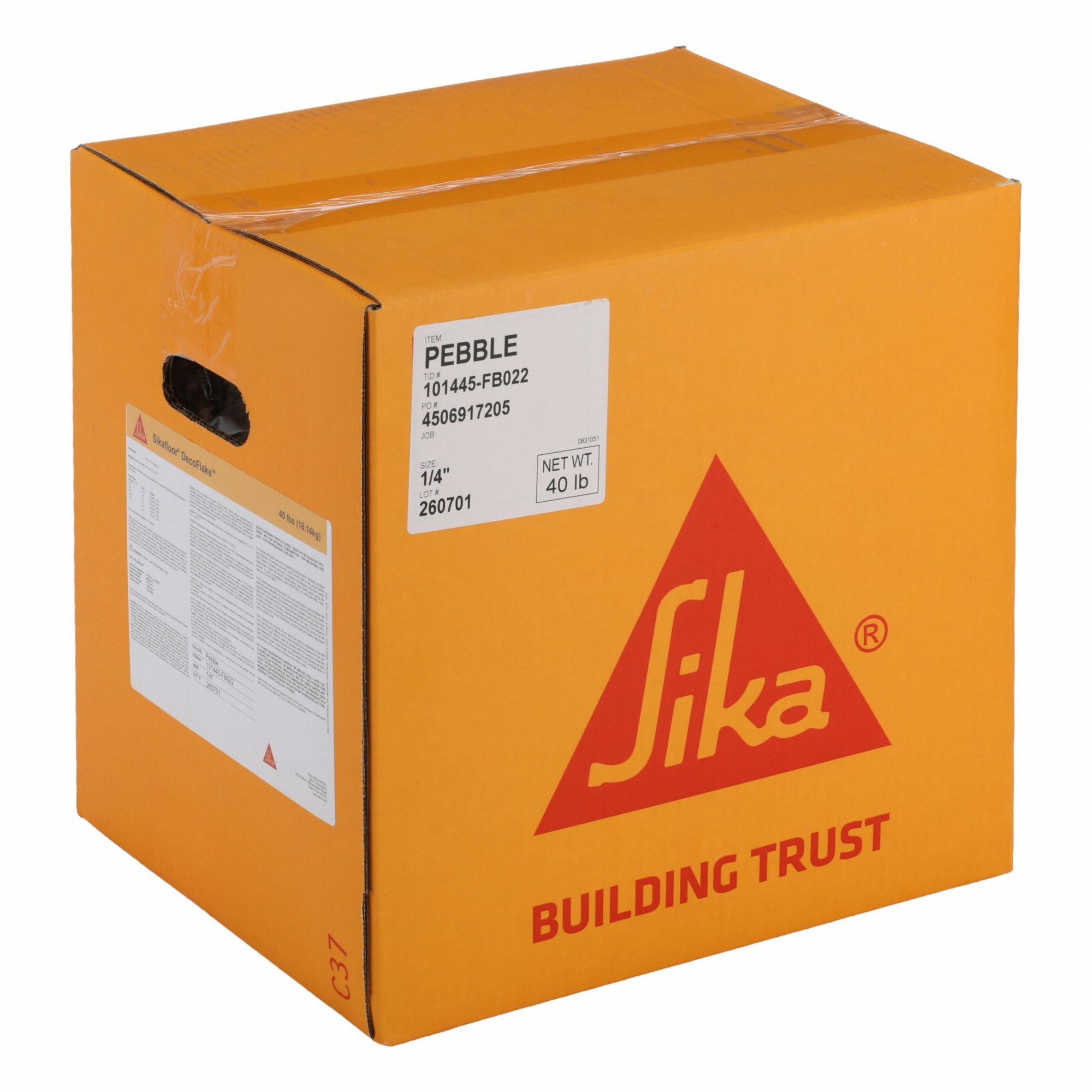 Paint Additive: Vinyl, Beige/Brown/White, 40 lb Container Size