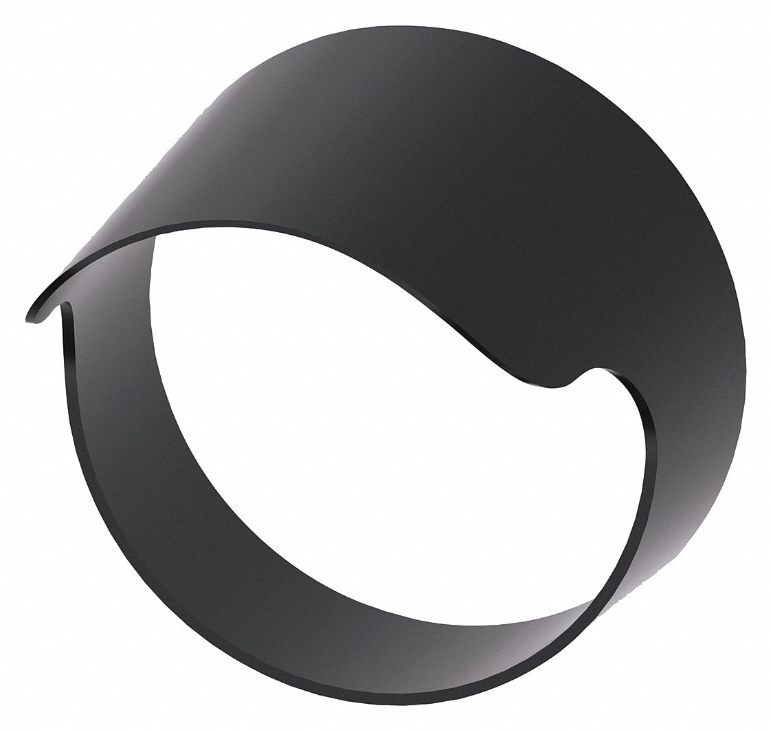 Sun Collar,  22 mm,  Plastic,  Black