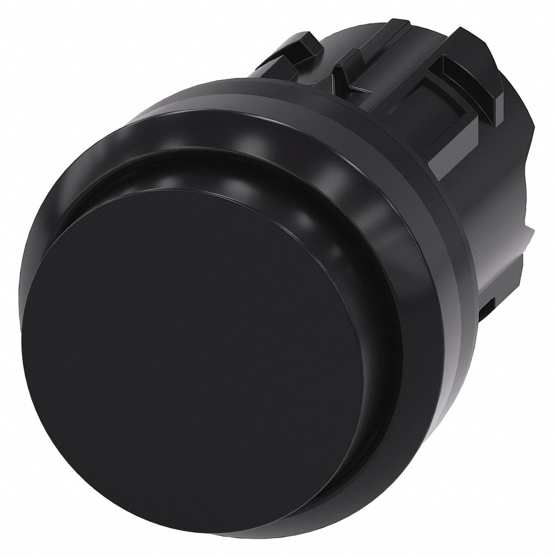 Extended Push Button: Black, 22 mm Mounting Size, Non-Metallic, Momentary