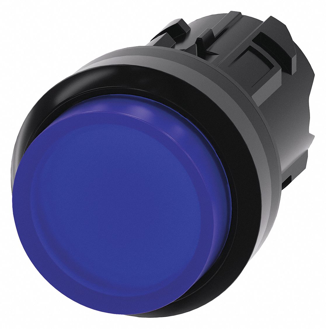Extended Push Button: Blue, 22 mm Mounting Size, Non-Metallic, Momentary