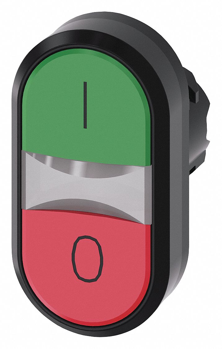 Multihead Operator: Illuminated, 2 Button, Flush Profile, 22 mm Mounting Size