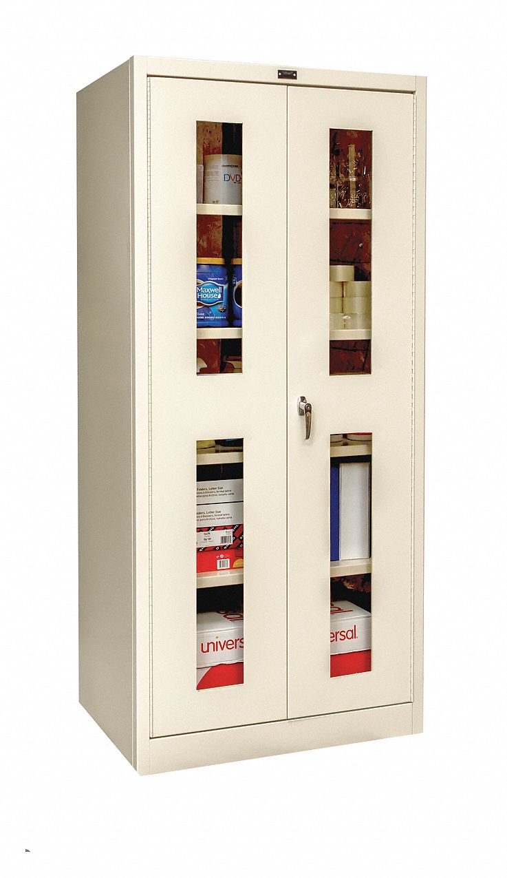 Grainger Approved Commercial Storage Cabinet Tan 72 In H X 36 In W X 18 In D Assembled 411k90 210s361872sva Pt Grainger