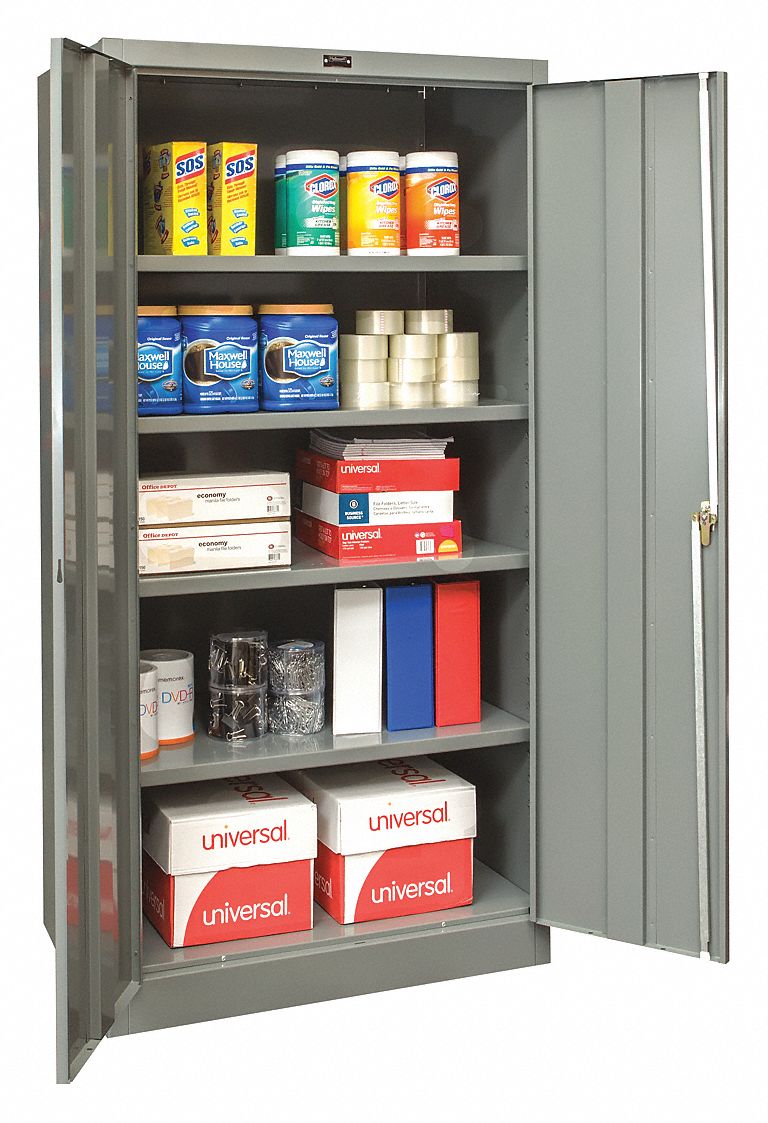 ARMOIRE DE RAYONNAGE,78POH,36POLA,GRIS