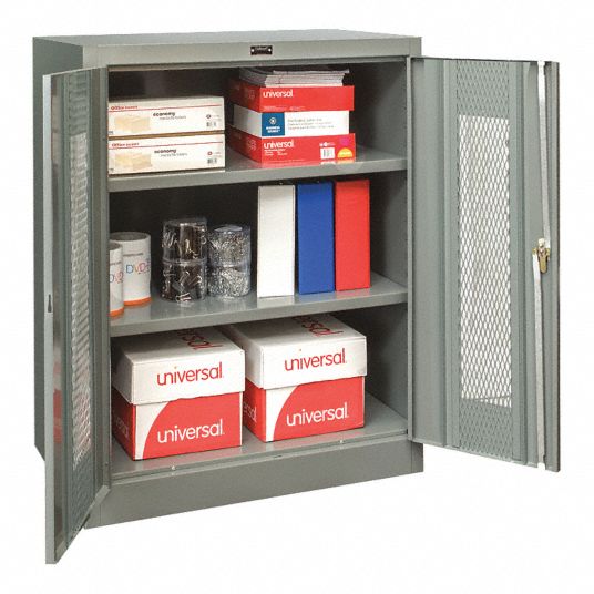 GRAINGER APPROVED Commercial Storage Dark Gray, 72 in H X 36