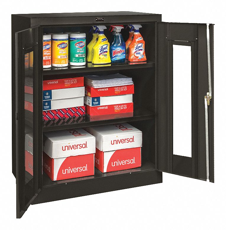 GRAINGER APPROVED Storage 48 in x 18 in x 42 in, Frame, 2 Adj