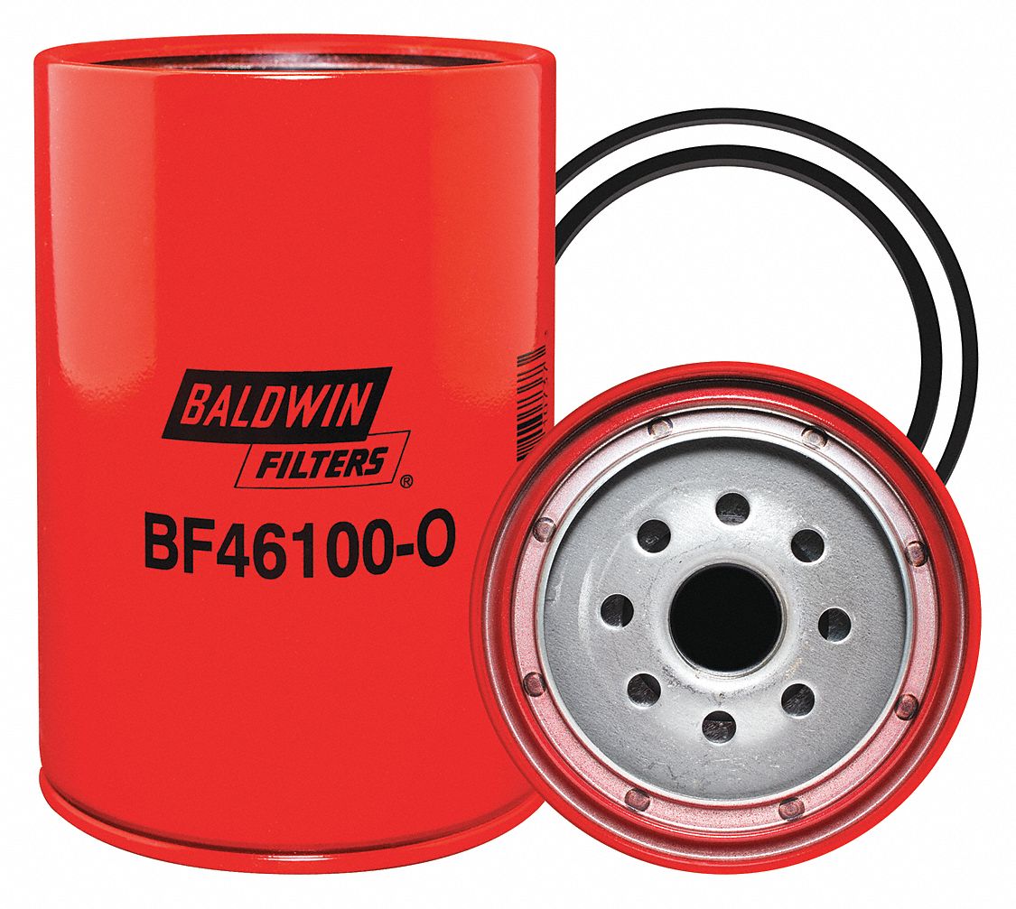 BALDWIN FILTERS, 30 micron, 6 7/32 in Lg, Fuel Filter 411M51BF46100