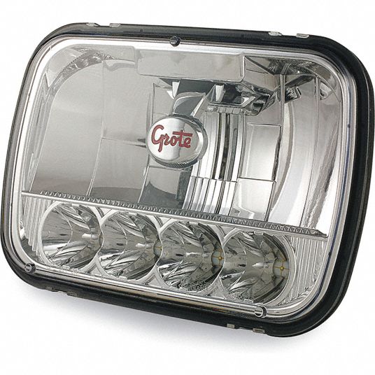 361 lm_886 lm Lumens - Vehicle Lighting, Square, Sealed Beam Headlight -  411Z74|90951-5 - Grainger