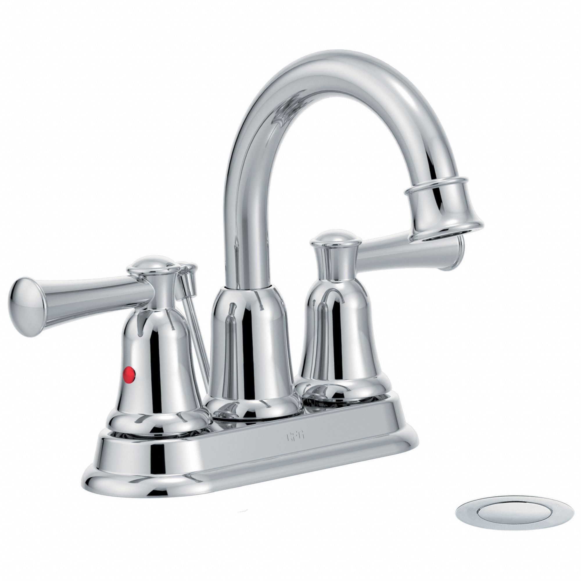 Bathroom Faucet: Cornerstone®, Chrome Finish, 1.5 gpm Flow Rate, Manual, ADA Compliance