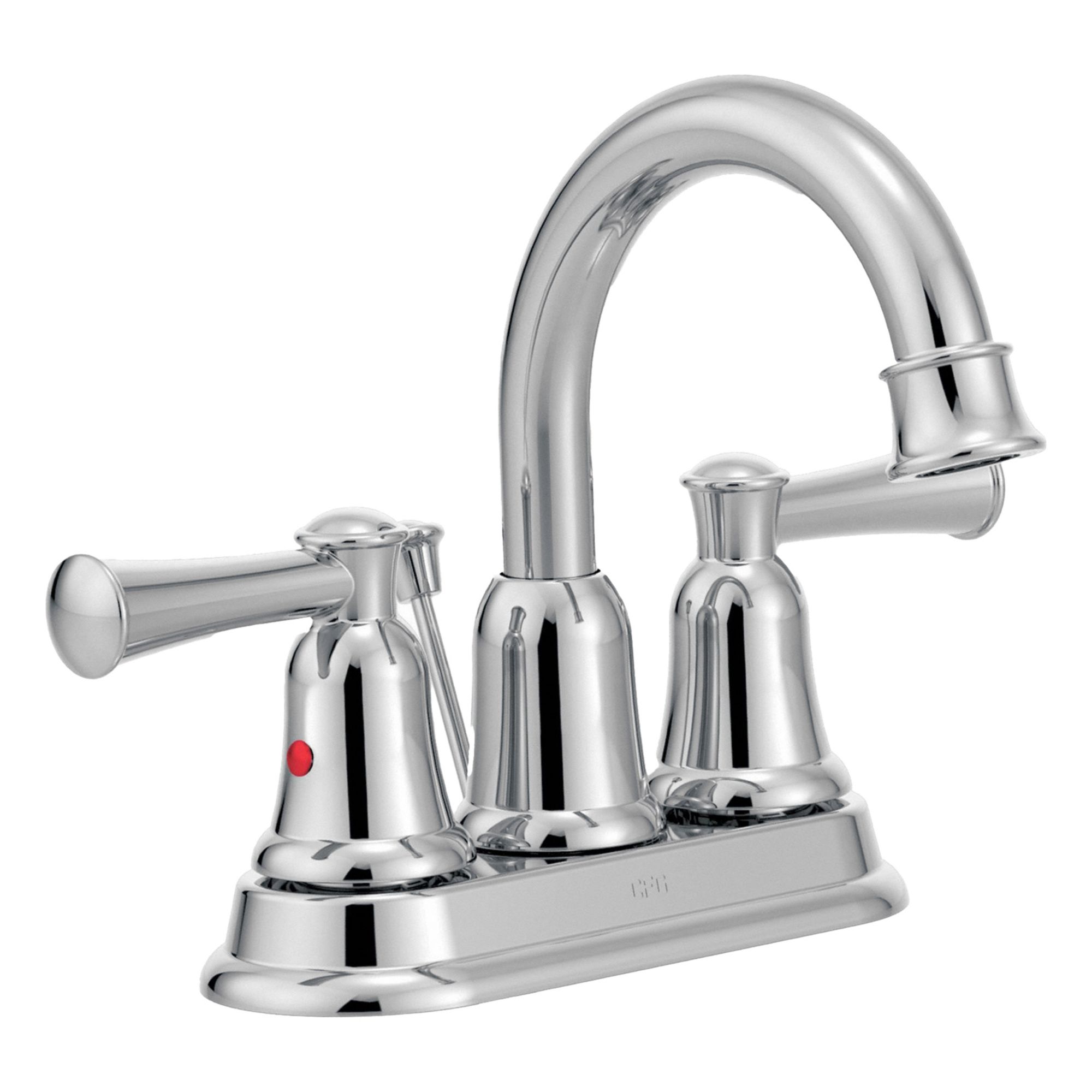 Bathroom Faucet: Capstone, Metal, Chrome Finish, 1.5 gpm Flow Rate, Centerset