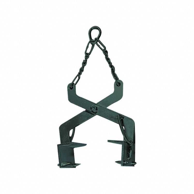 ALDON Tie Carrier: Beam Tongs, 1,200 lb Working Load Limit, Beams, 2 in Min Jaw Opening (MPN 4123-87). Key specifications — Brand: ALDON.