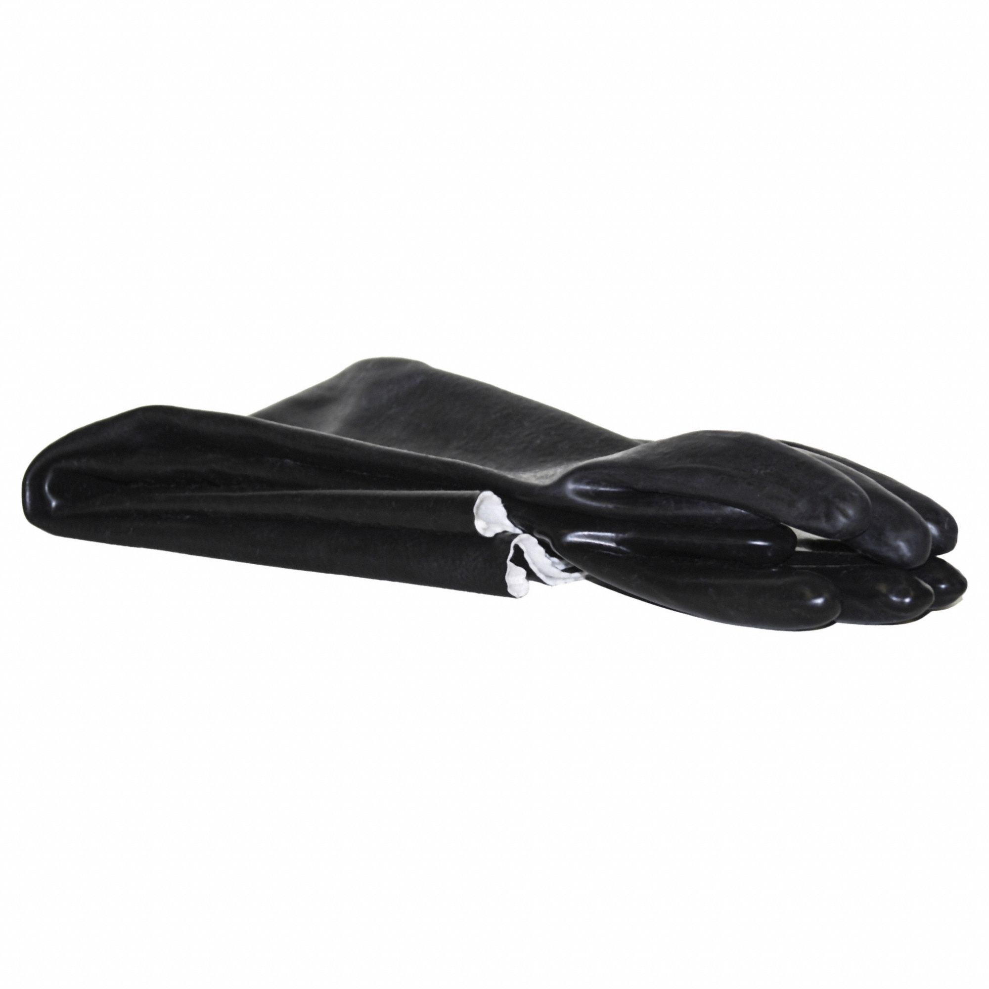 Blasting Glove: Right Hand, 6 in Dia x 24 in L, Rubber