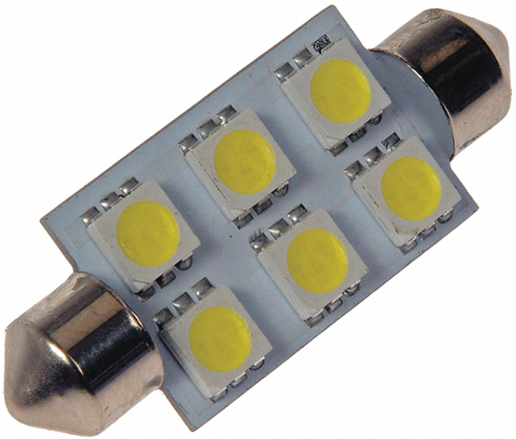 Replacement LED Bulb, T3, Festoon, Watts 1.44W Grainger