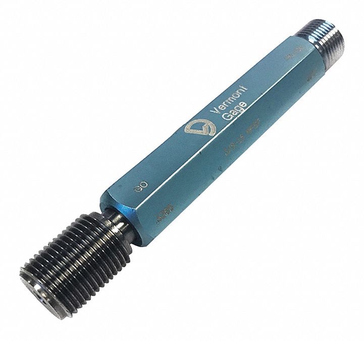 VERMONT GAGE, 1032 Thread Size, Go (Plus), Threaded Plug Gauge