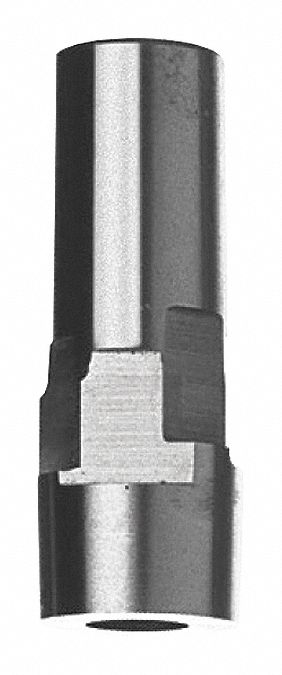 Pipe Threaded Plug Gauge: 6-Step Gauge, 1 1/4"-11-1/2 Thread Size, NPTF, Member Only