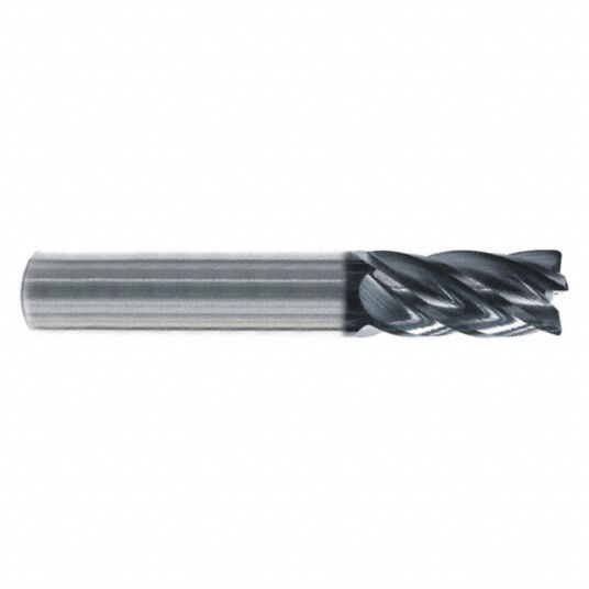 0.01 in, Right Hand, Corner Radius End Mill - 413U98|AP5-5000.1000 ...