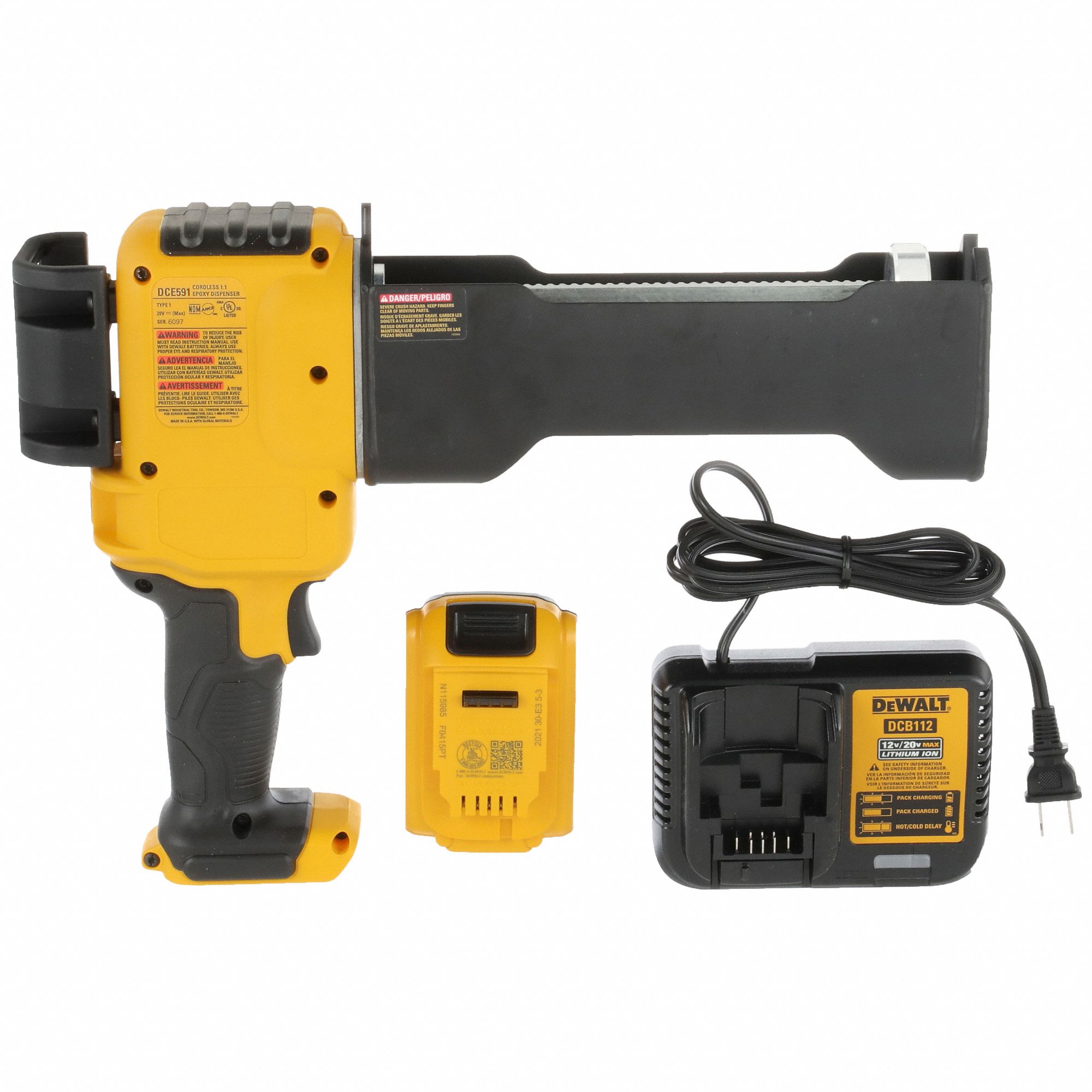 Dewalt battery caulking online gun