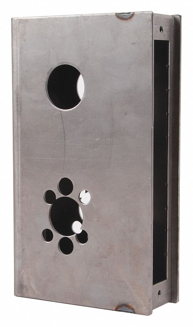 Weldable Gate Box Silver 4-5/8 W
