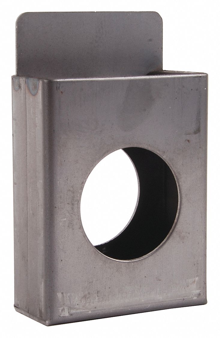 WELDABLE GATE BOX,SILVER,2-3/8" W