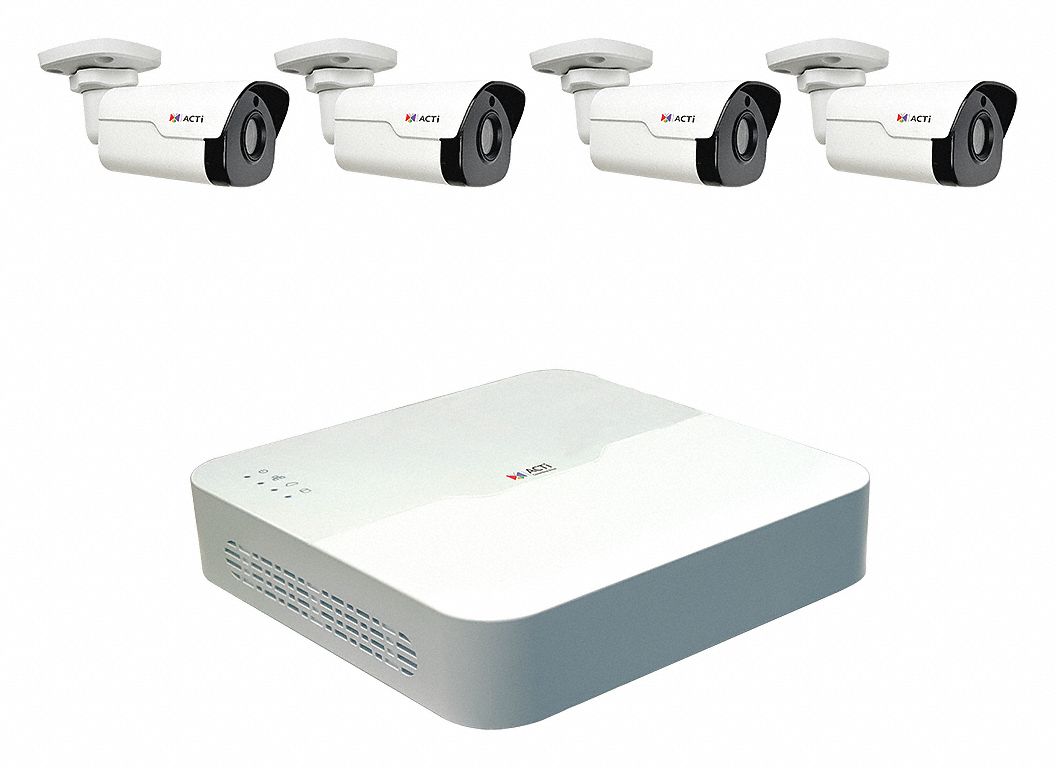 ACTI, 4 Camera Inputs, 3264 x 2448 Resolution, Network Video Recorder