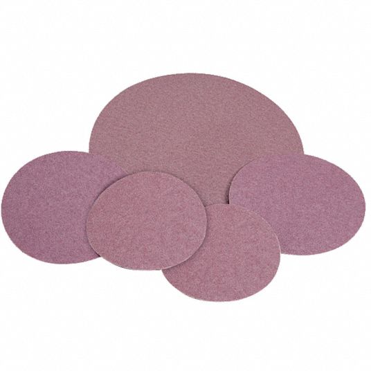 3M PSA Sanding Disc Coarse, 80 Abrasive Grit, Aluminum Oxide, NonVacuum, Cloth, Coated, 10 PK